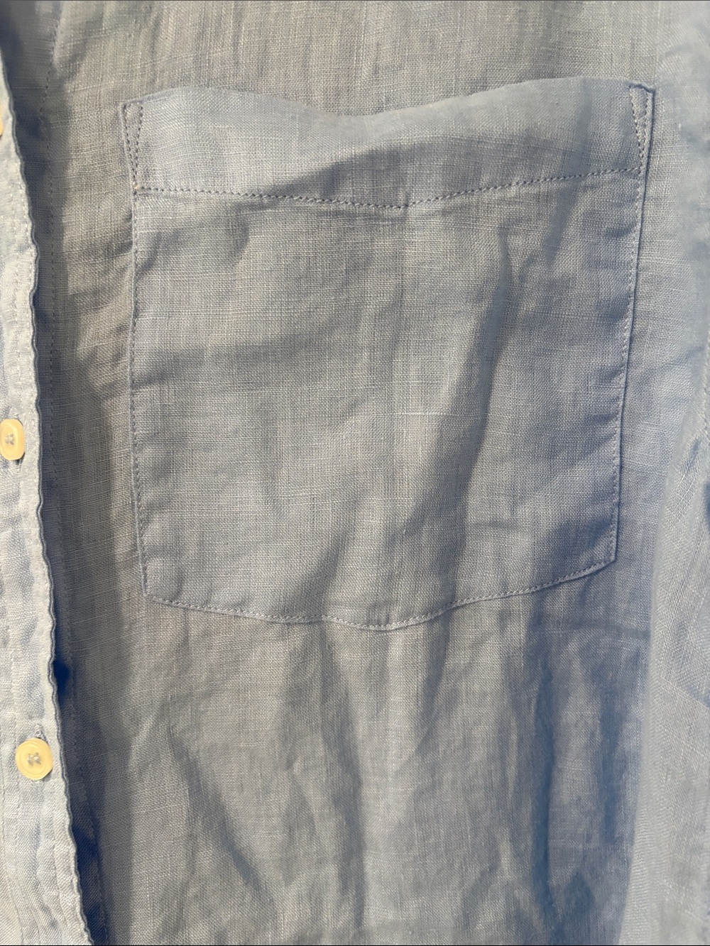 Gap 100% Linen Weekend Tunic Shirt M - Picture 5 of 7